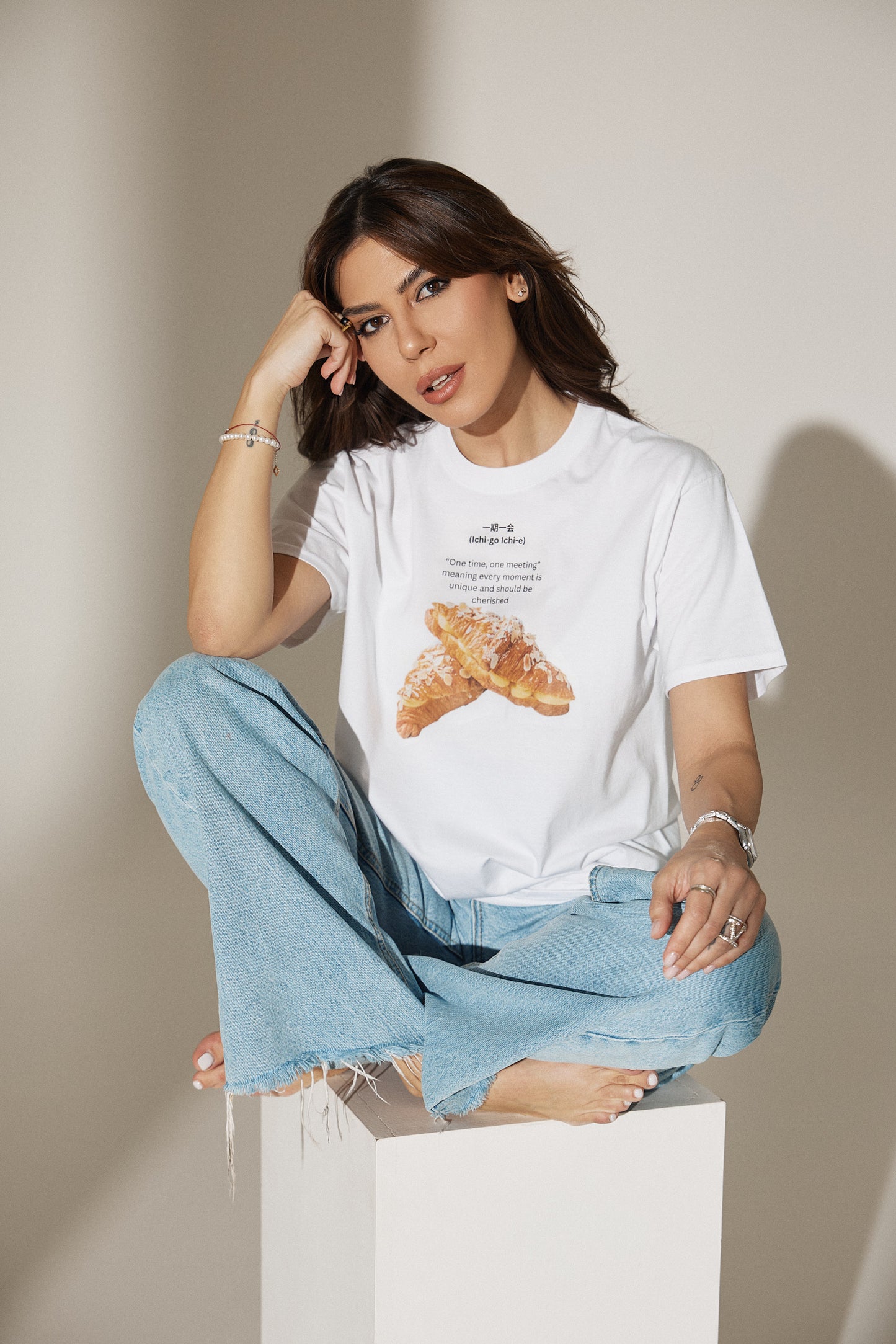 TRICOU DIN BUMBAC ORGANIC -  CROISSANT